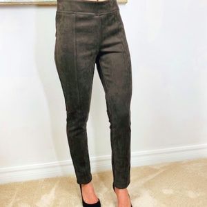 Andrew Marc faux suede Taupe color pants. S.NWT.